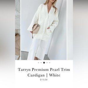 Embellished Cardigan Sweater